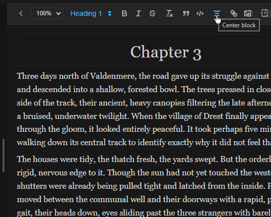 Formatting and Typography