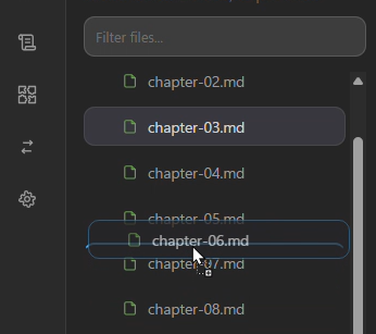 Drag and Drop Ordering
